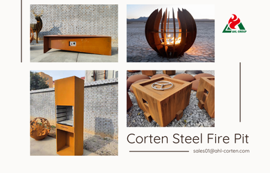 Corten Steel Fire Pit